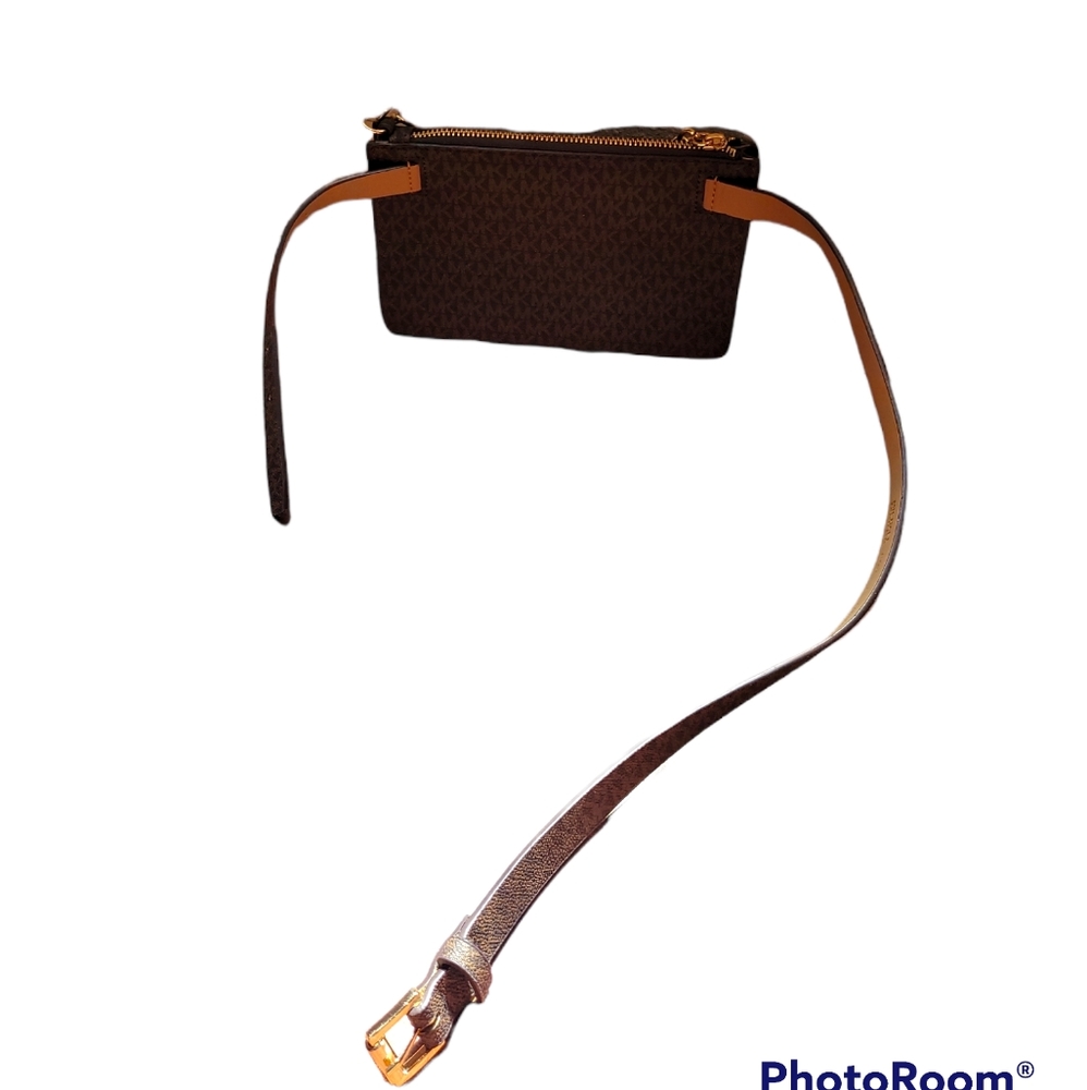 Brand New Michael Kors Brown Fanny Pack, Size Small, - Picture 4 of 6
